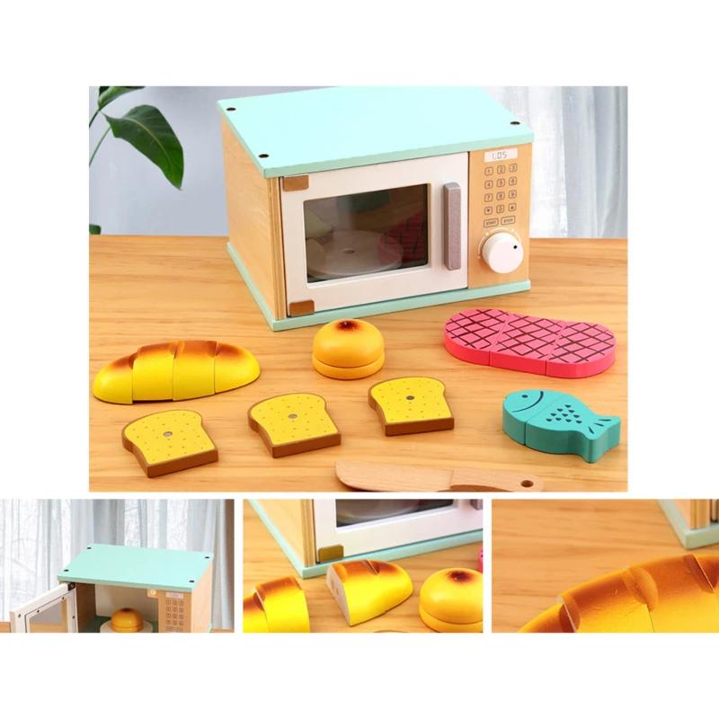wooden toy oven
