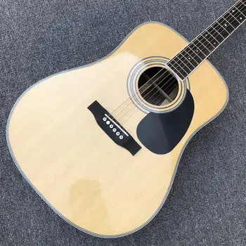 

Solid Spruce top 41 inch classic acoustic Guitar Factory hardmade rosewood back 35 style Acoustic Guitar,Free shipping