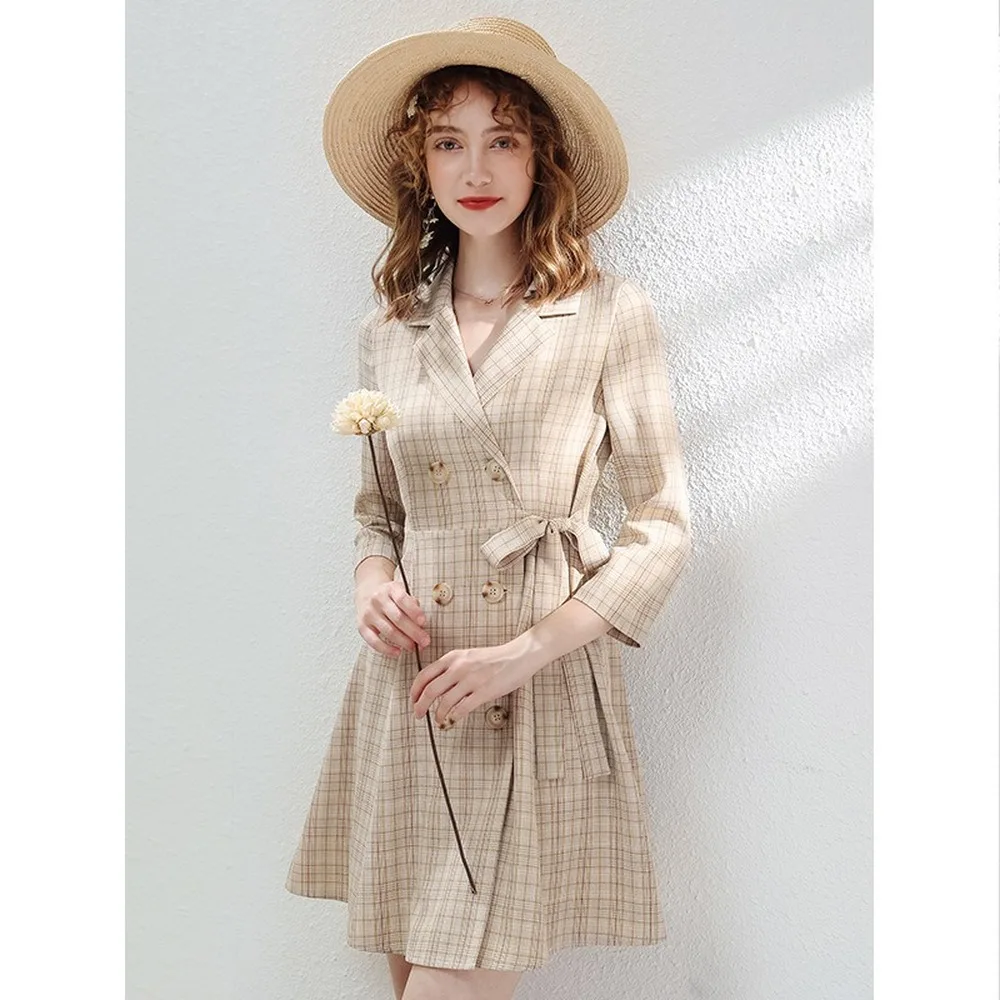 Dresses women dress Office casual blazer white Black dress 2019 Autumn winter slim suit ladies dresses maxi dresses for women