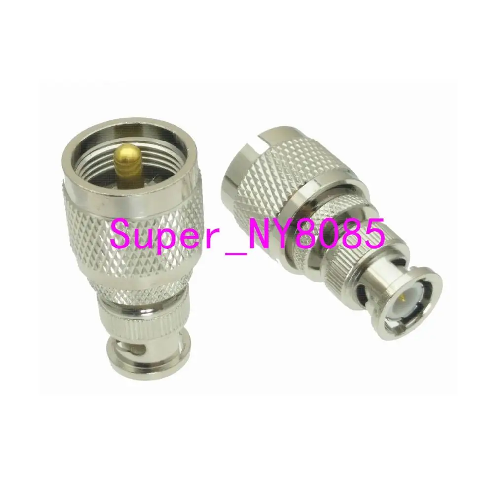 UHF SO239 PL259 к BNC прямой 4 типа RF разъем адаптера - Цвет: PL259 to BNC Plug