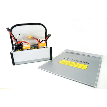 

HaMo Model 85*75*65/230*300mm Explosion-proof Fireproof Safe Storage Bag For FPV Racing RC Drone Multirotor Spare Part Accs