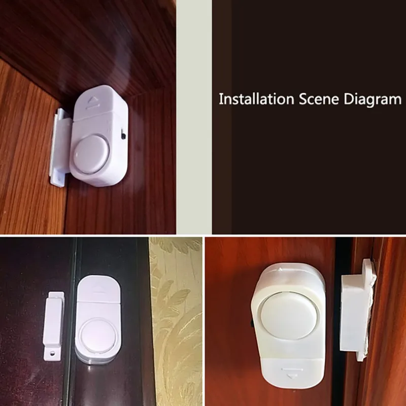 

Household burglar alarm magnetic electronic alarm alarm room, doors and Windows to prevent the opening of alarm remind the door