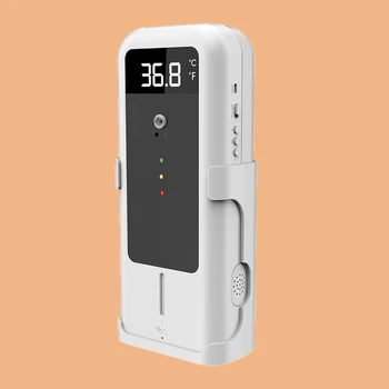 

Essential products for resumption of work Multi-language broadcasting automatic temperature measurement disinfection aio machine