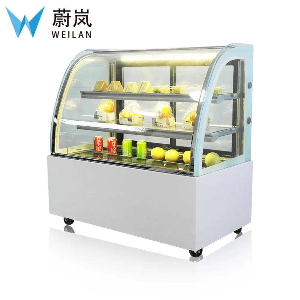 

Air Cooler Fresh-Keeping Refrigerator Cake Display Cabinet Showcase 1.2M Length
