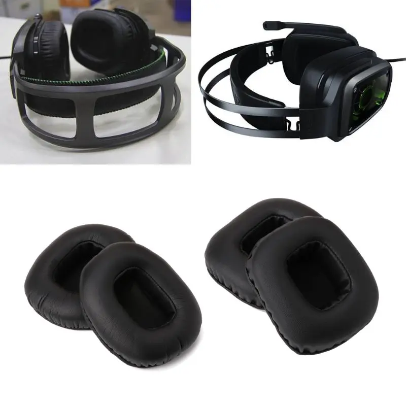 

Replace Eapads Earmuffs Cushion for Razer Tiamat 7.1/2.2 Over Surround Sound PC Gaming Headphone Headsets
