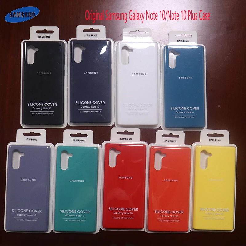

Original Samsung Galaxy Note 10 Liquid Silicone Case Silky Soft-Touch For Galaxy Note 10 Plus Note 10+ Note10 Plus Note10+ Case