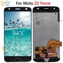 5," черно-белый ЖК-дисплей для Motorola MOTO Z2 Force XT1789 ЖК-дисплей с кодирующий преобразователь сенсорного экрана в сборе xt1789-05 Z2 Force lcd