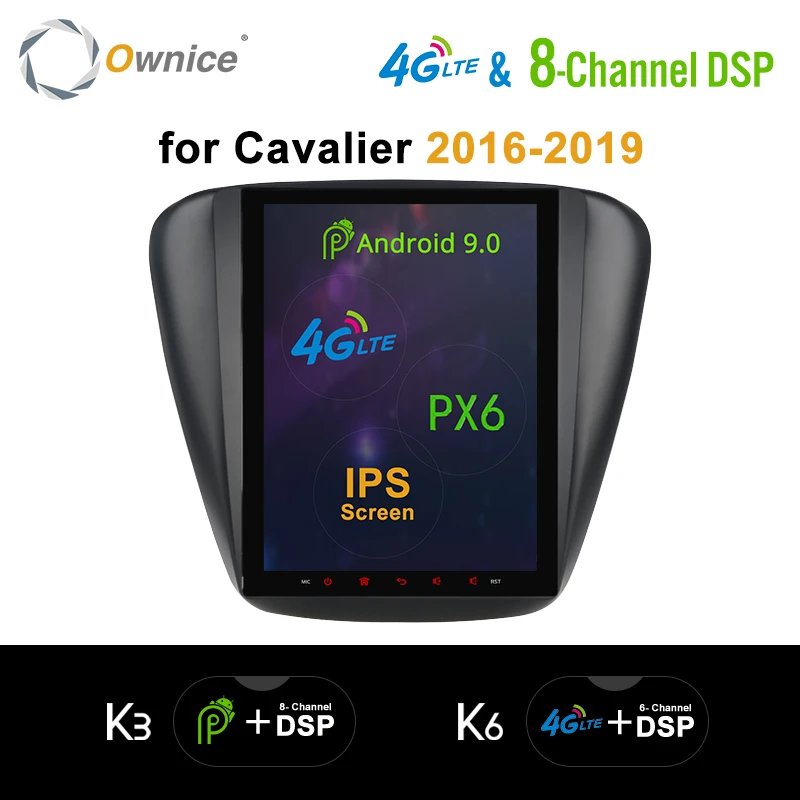 Ownice HDMI Tesla Style вертикальный экран DSP 4G PX6 k3 k6 автомобильное Стерео GPS навигация для