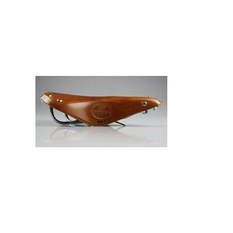 

Borita "RUIDA Cowhide Saddle Bs-29 Black And White with Pattern Bright Honey-Colored Cowhide Seat Cushion Comes with Wrench Cowh