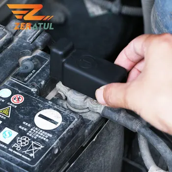 

Zeratul ABS Negative Power Batteries Cover Battery Covers for Volkswagen VW Polo Jetta for Skoda Fabia Rapid Car Styling