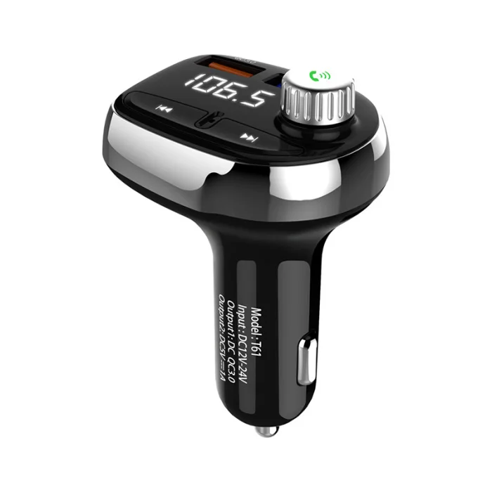 Автомобильный Bluetooth fm-передатчик с QC 3,0 usb зарядным портом Радио MP3 плеер Hi 888