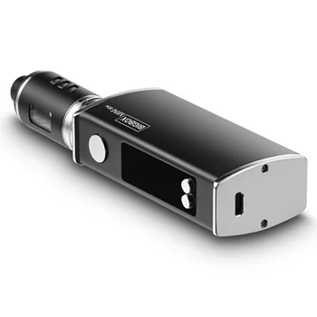 

Electronic Cigarette 80W Adjustable vape mod box kit 2200mah 0.3ohm 3ml tank e-cigarette Big smoke atomizer vaper（black）