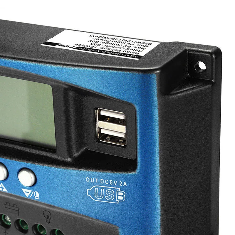 

40A-100A MPPT Solar Panel Regulator Charge Controller 12V/24V Auto Focus Tracking Device MF999