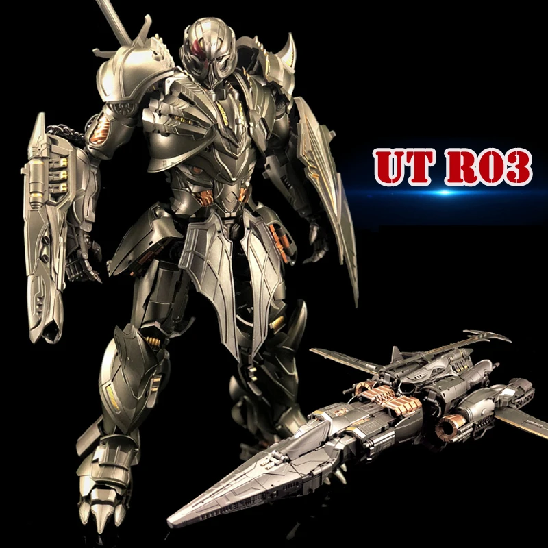 Уникальные игрушки трансформеры UT R03 R 03 Knight Warrior экшн фигурки из сплава