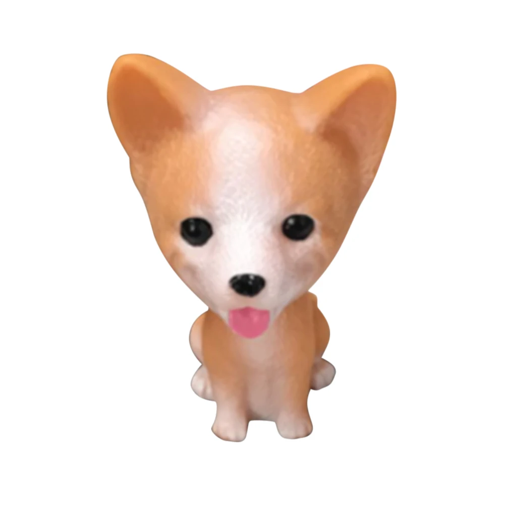 Kolkie Shaking Head Dog Ornament Resin Cute Nodding Decoration Gift For Car Interior Home Room B99 - Название цвета: Kolkie