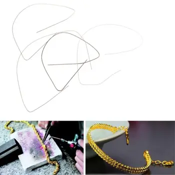 

4Pcs Gold Silver Welding Rods Soldering Wire Silver Welding Rods Low Temperature Metal Soldering Brazing Jewelry Making Tool