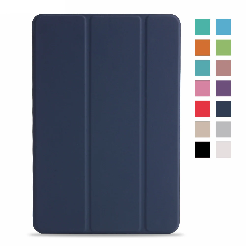 Для iPad Pro 9,7 чехол силиконовый мягкий чехол для iPad Pro 9,7 Магнитный умный чехол для A1673/A1674/A1675 авто сна/Пробуждение - Цвет: Deep Blue