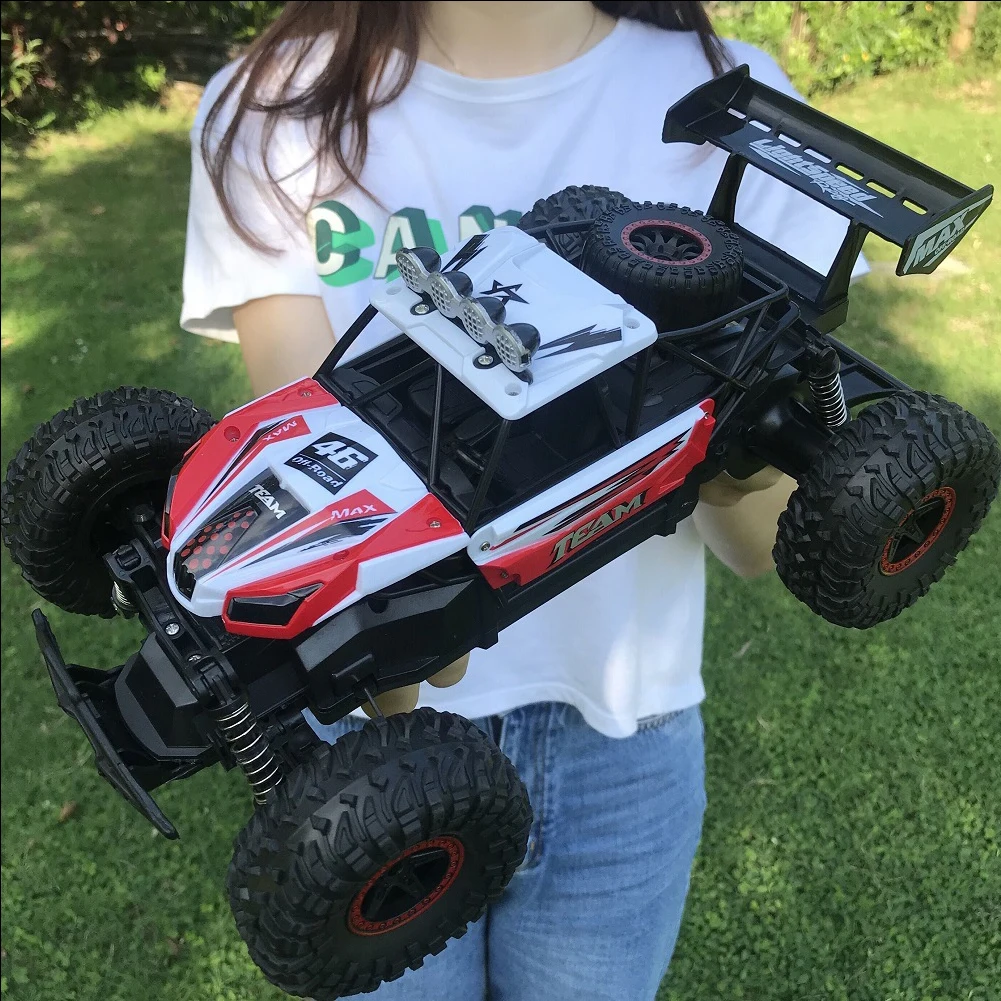 

1:16 Racing Outdoor 2.4G USB Rechargeable PVC Gift Anti Slip Kids RC Car 2WD Crawler Toy Anti-collision