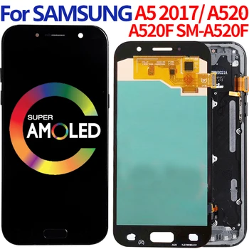 

AMOLED LCD Screen A520 LCD For Samsung Galaxy A5 2017 SM-A520F A520 A520F LCD Display Touch Screen Digitizer Assembly