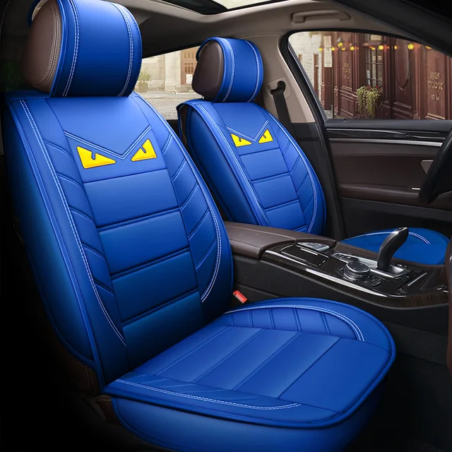 Car Seat Cover Set Universal Auto for Hyundai Santa Fe Solaris 