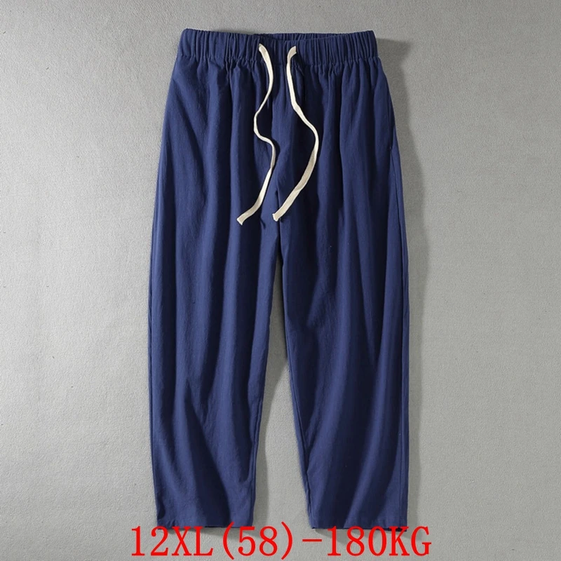 

Large size Women's Pants big Size 9XL 10XL 11XL 12XL Autumn High Waist Loose Black Blue large Size Pants Sports 50 52 54 56 58