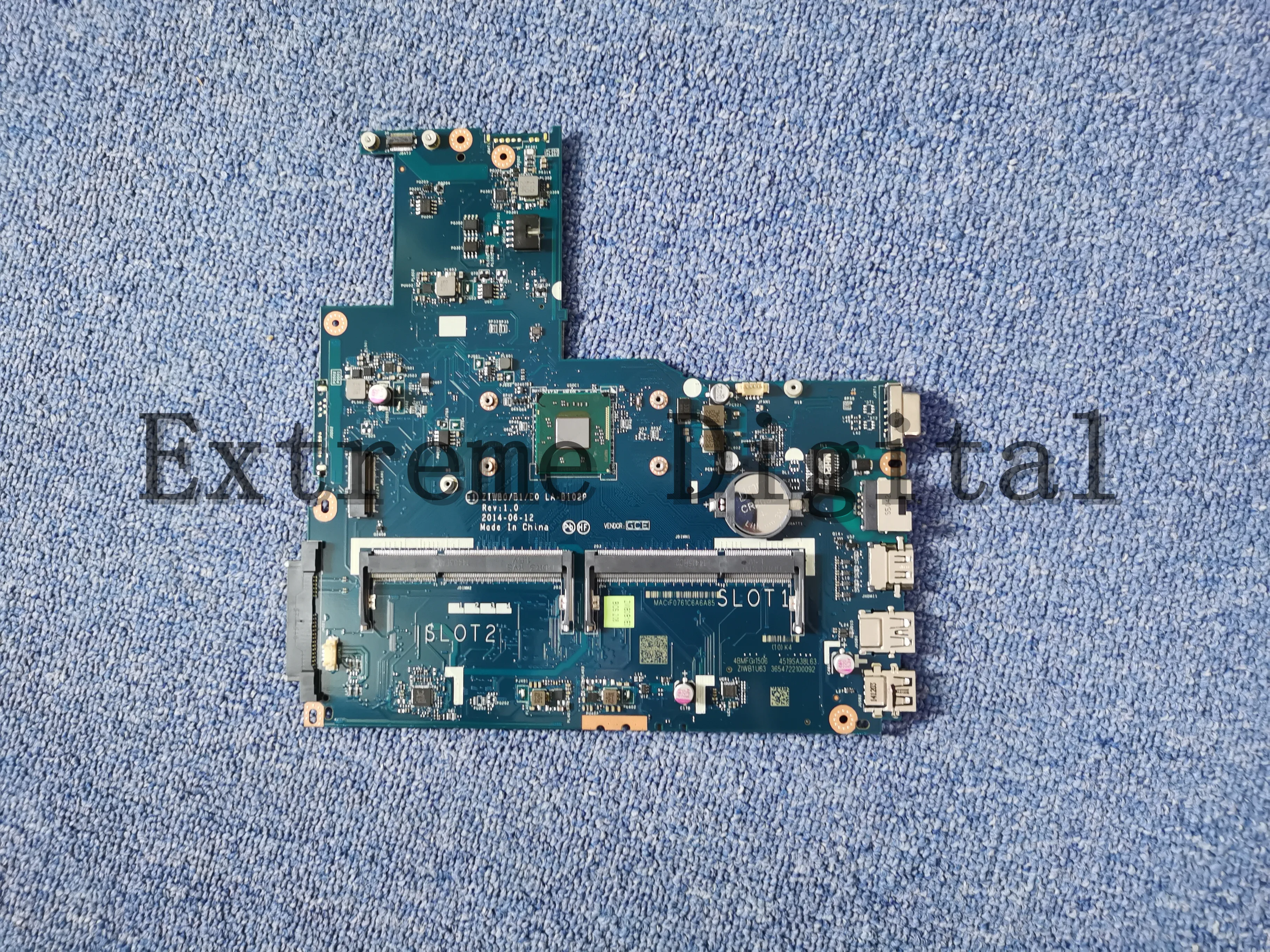 Материнская плата ZIWB0/B1/E0 LA-B102P для ноутбука lenovo b50-30 процессора intel N2830 N2840