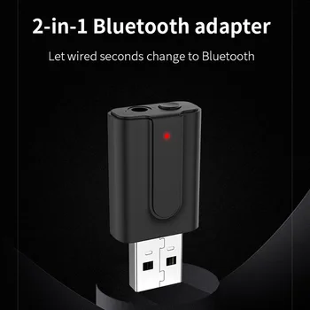 

Bluetooth 5.0 Audio Receiver Transmitter Stereo Music 3.5mm Jack Bluetooth AUX RCA Bluetooth Receptor USB Mini Wireless Adapter