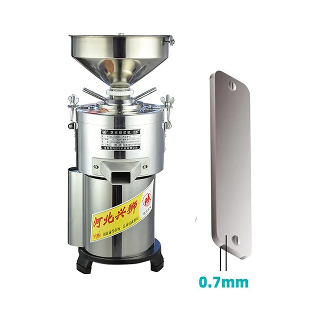 1.1kw 110V 220V commercial use peanut butter machine seasum butter maker  Nuts butter making machine Sauce paste grinder