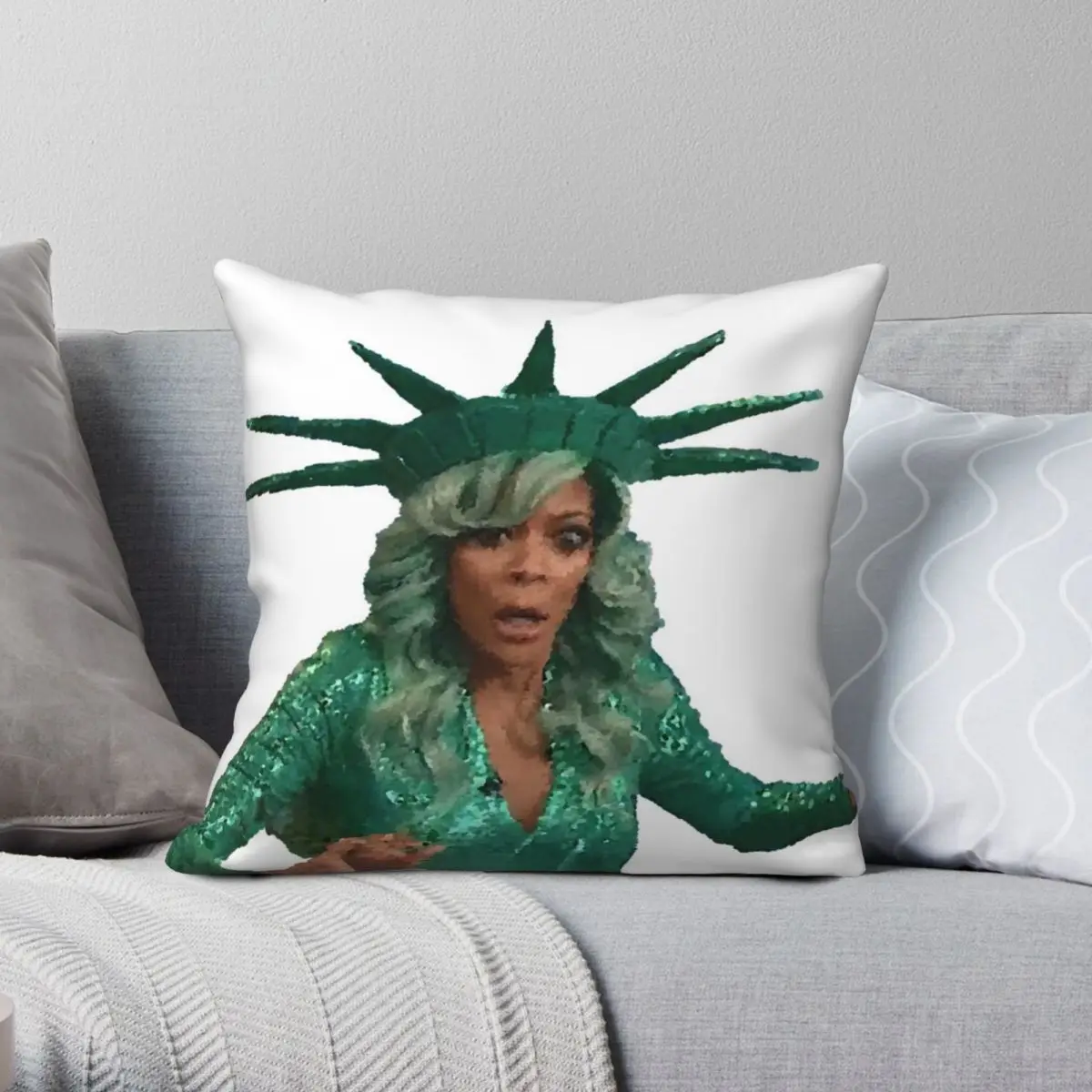 

Wendy Williams Fainting Square Pillowcase Polyester Linen Velvet Pattern Zip Decor Throw Pillow Case Car Cushion Cover