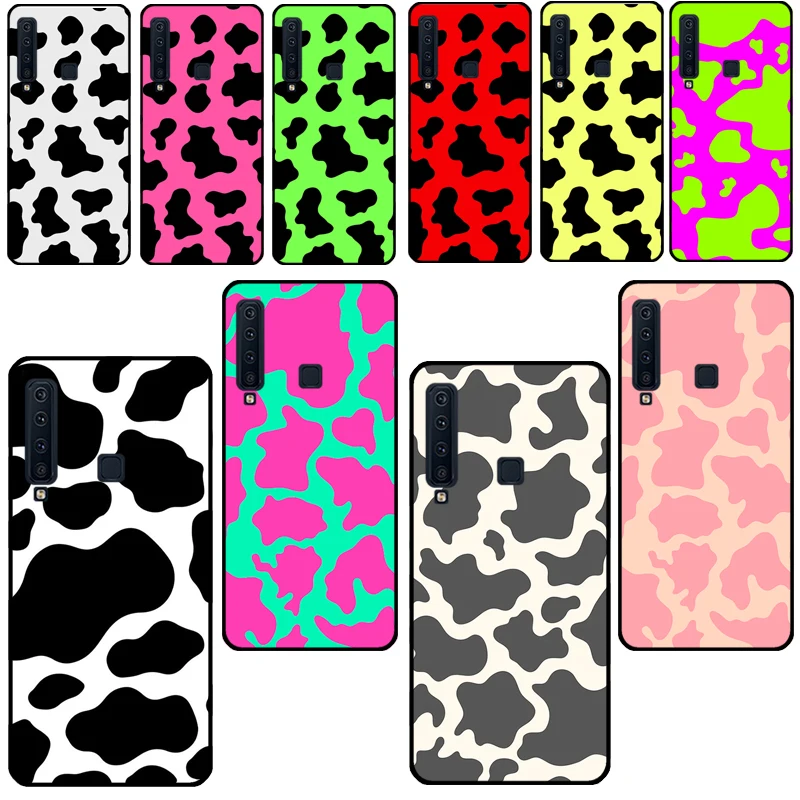 Neon Cow Print Nero Rosa Per Samsung Galaxy J5 J3 J7 2017 J1 A3 A5 2016 A6 A8 J4 J6 Plus J2 Core 2018 Custodia Per Telefono