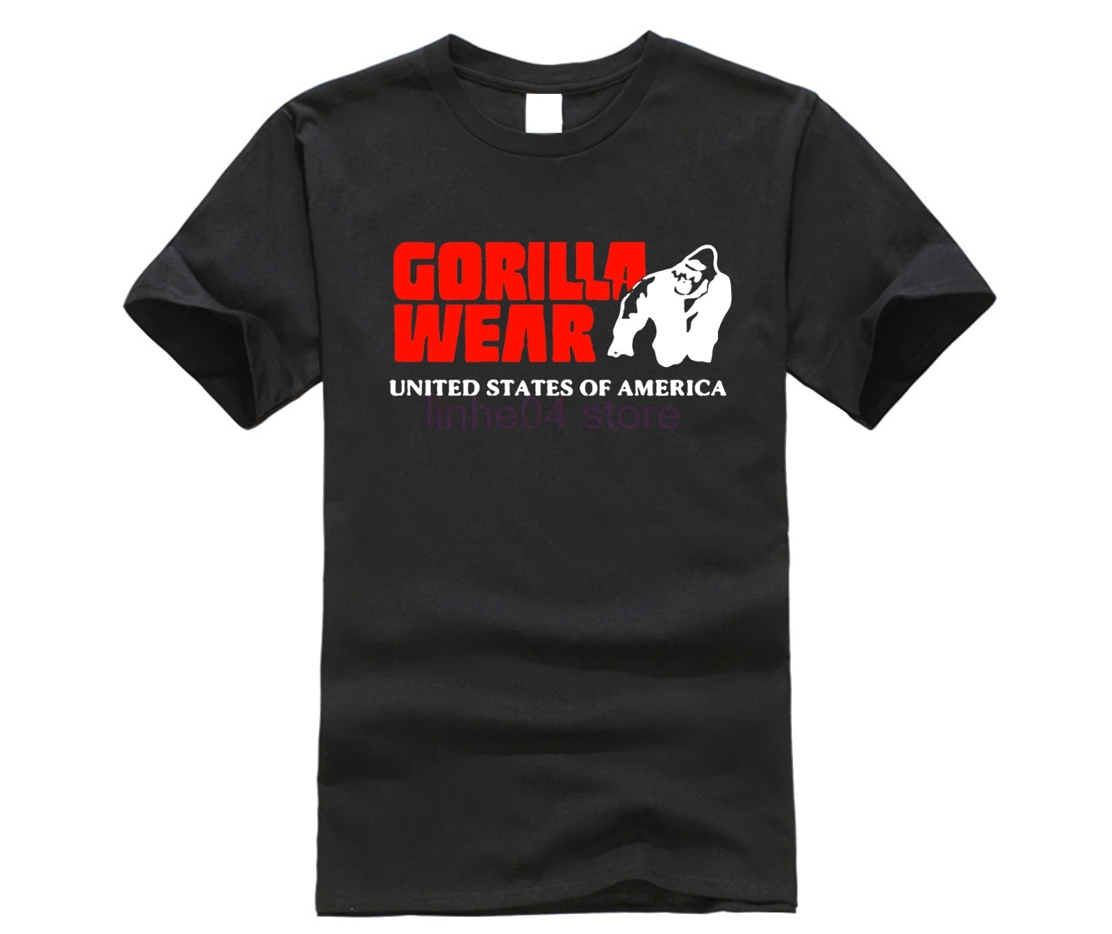 

Men's men's Casual Gorilla Wear Muscle USA T shirt Top Blouse Cool Casual pride t shirt men Unisex New Fashion tshirt Loose