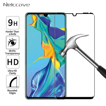 

100 Pieces Full Coverage Protective Tempered Glass For Huawei P30 P20 Pro P10 Plus P9 P8 Lite 2017 Screen Protector Cover Film