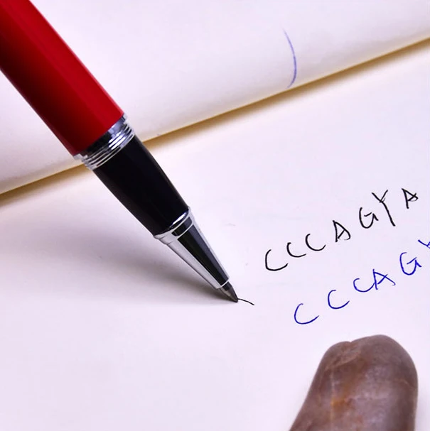 CCCAGYA C007 красная и черная металлическая гелевая ручка заправка 0,5 мм. Узнайте, для офиса и школы канцелярский подарок; ручка& Отель Шариковая ручка для бизнеса