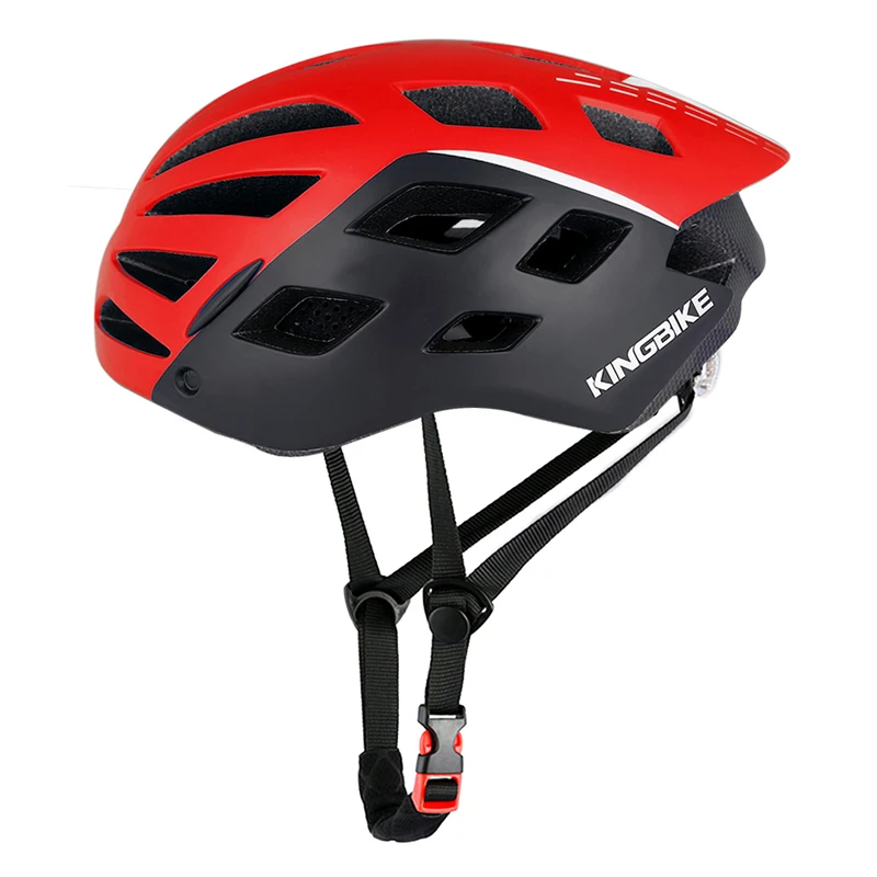 

KING BIKE Professional Sports Riding Helmets Many Hole Air Duct Roller Skating One Modeling-riding Head-mounted tail light Caps