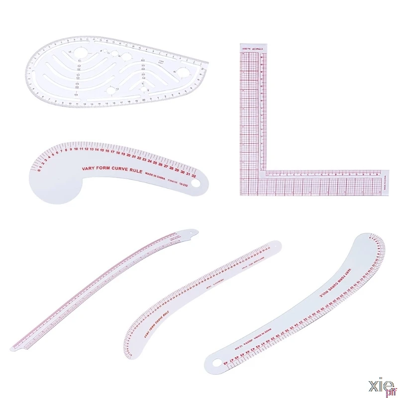 

Plastic Sewing Square Curve Ruler Tailor Drawing Craft Tool DIY Supply Tool