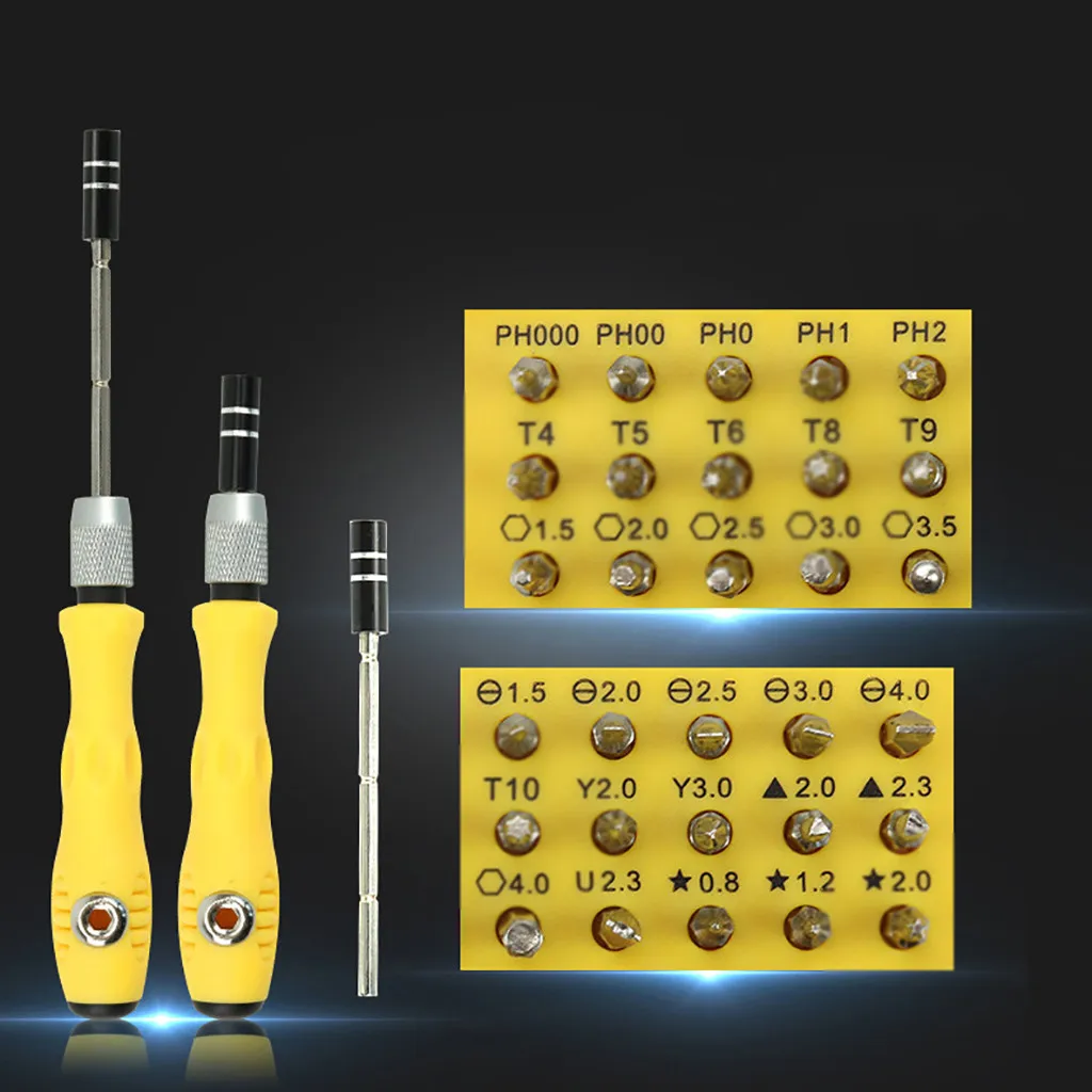 Small Practical Screwdriver Set Tools 32 in 1 Multifunction Combination Precision Screwdriver Set Repair Tools