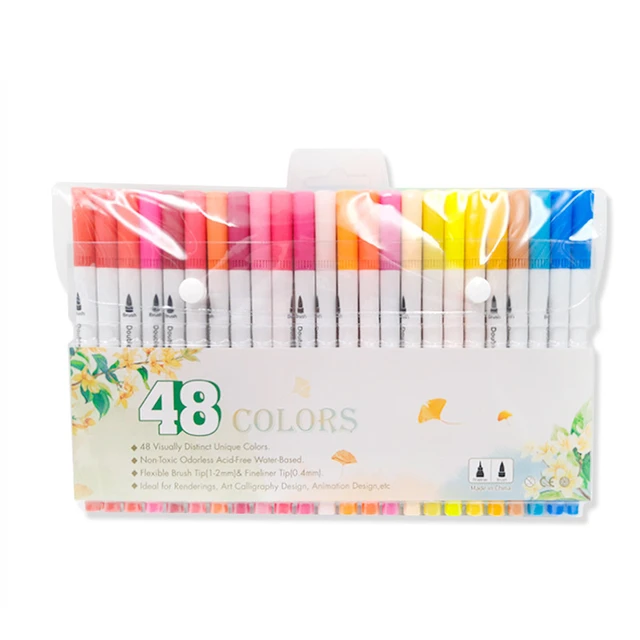 Kandle 12Pcs Fineliner Color Pen Set 0.4mm Fine Point Colored Pens