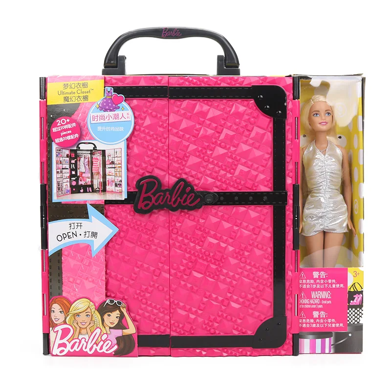 30cm Original Barbie Doll Fashion Barbie Ultimate Closet Clothing Costume Suit Giftset Barbie Accesseries Princess Toy X4833