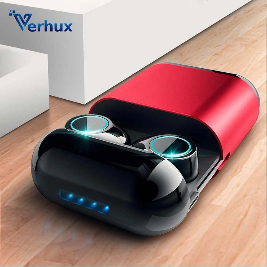 Bluetooth наушники беспроводные стерео гарнитура мини с микрофоном и зарядным