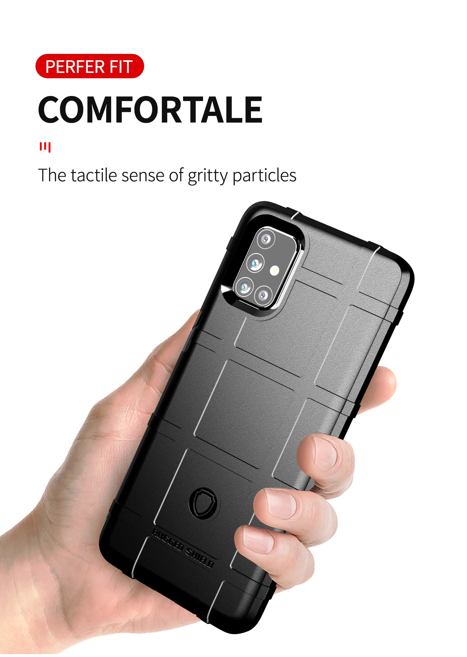 New Product Protector For Samsung Galaxy M31S 6.5inch Silicone Heavy Duty Protection Full cover Case For Galaxy M31S Shell