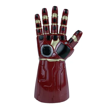 

1pc Luxury 1:1 PVC LED Light Avengers Endgame Iron Man Gauntlet Thanos Infinity Gauntlet Armor Hulk Cosplay Gloves Props