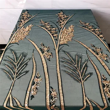 

French Sequin Lace Dress Nigerian Style Tulle African Lace Wedding French 2019 New