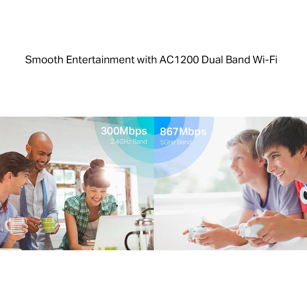 Беспроводной роутер TP-LINK Archer C6, черный