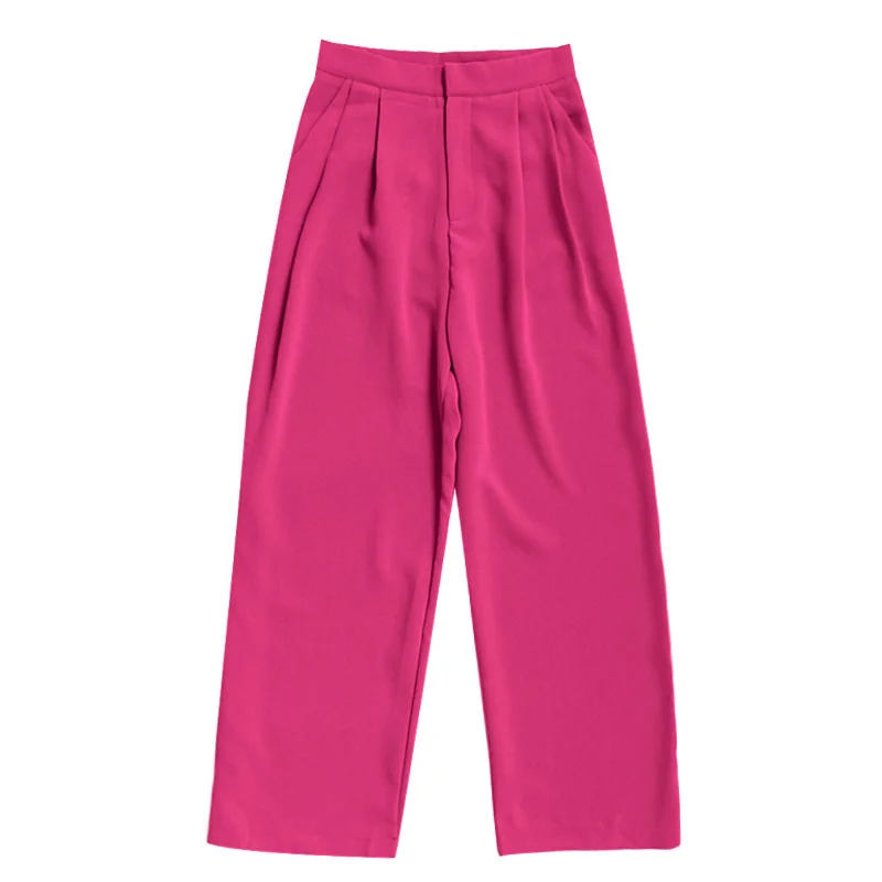 Trouser For Women High Waist Causal Loose Wide Leg Pants Female Autumn Korean Fashion Elegant Tide