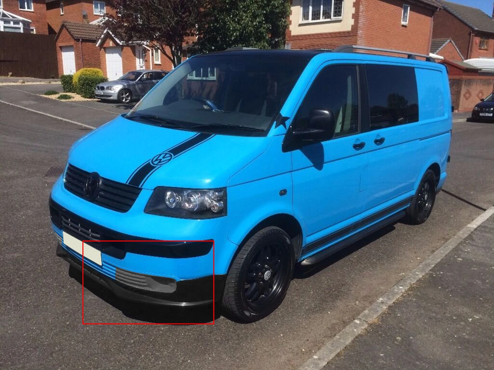 L+ R для VW T5 транспортер передний бампер противотуманный светильник крышка гриль отделка 2003-09 без отверстия