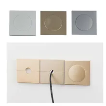 Tampa de orifício para parede, de plástico, para ar condicionado, porta de ventilação, furo reservado, plugue de poeira, painel, válvula de ângulo, decoração, tubo