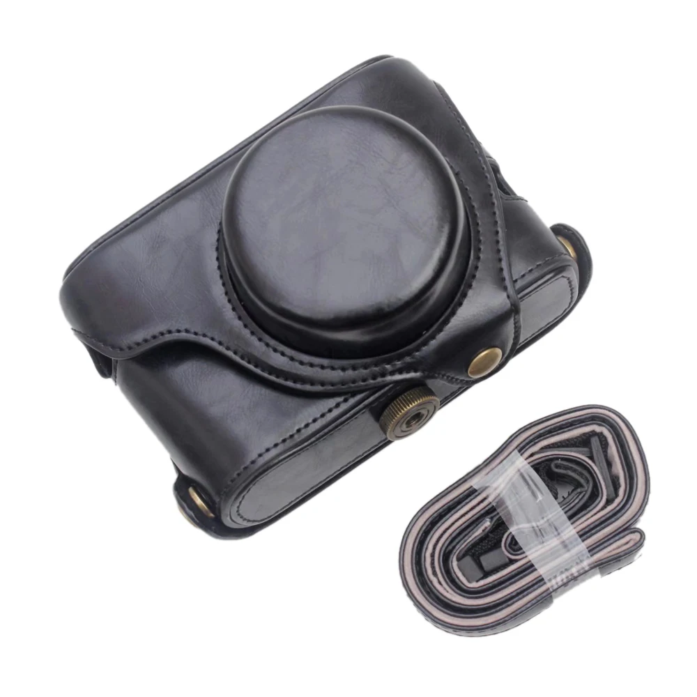 best camera bag 2021 Vintage Pu Leather Camera Case Video Bag Cover For Fujifilm X100F X100V X100 X100S X100T camera handbag Bags & Cases