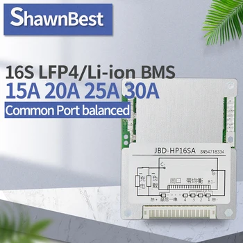 

16S BMS 48V 15A 20A 25A 30A 60V Li-ion Lifepo4 bms Lithium Battery Protection Board Charge balance BMS