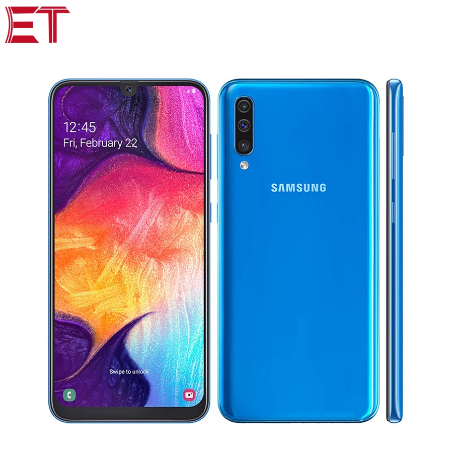 Мобильный телефон samsung Galaxy A50 A505GN-DS 6," 6 ГБ ОЗУ 128 Гб ПЗУ Exynos 9610 Восьмиядерный три тыловых камеры Android 9,0