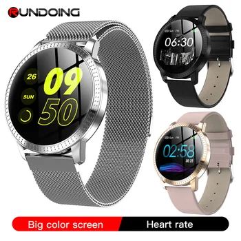 

RUNDOING CF18 Men Smart Watch Waterproof IP67 Blood Pressure Tracker Fashion Men Sport Multi Sport Modes SmartWatch Women Band